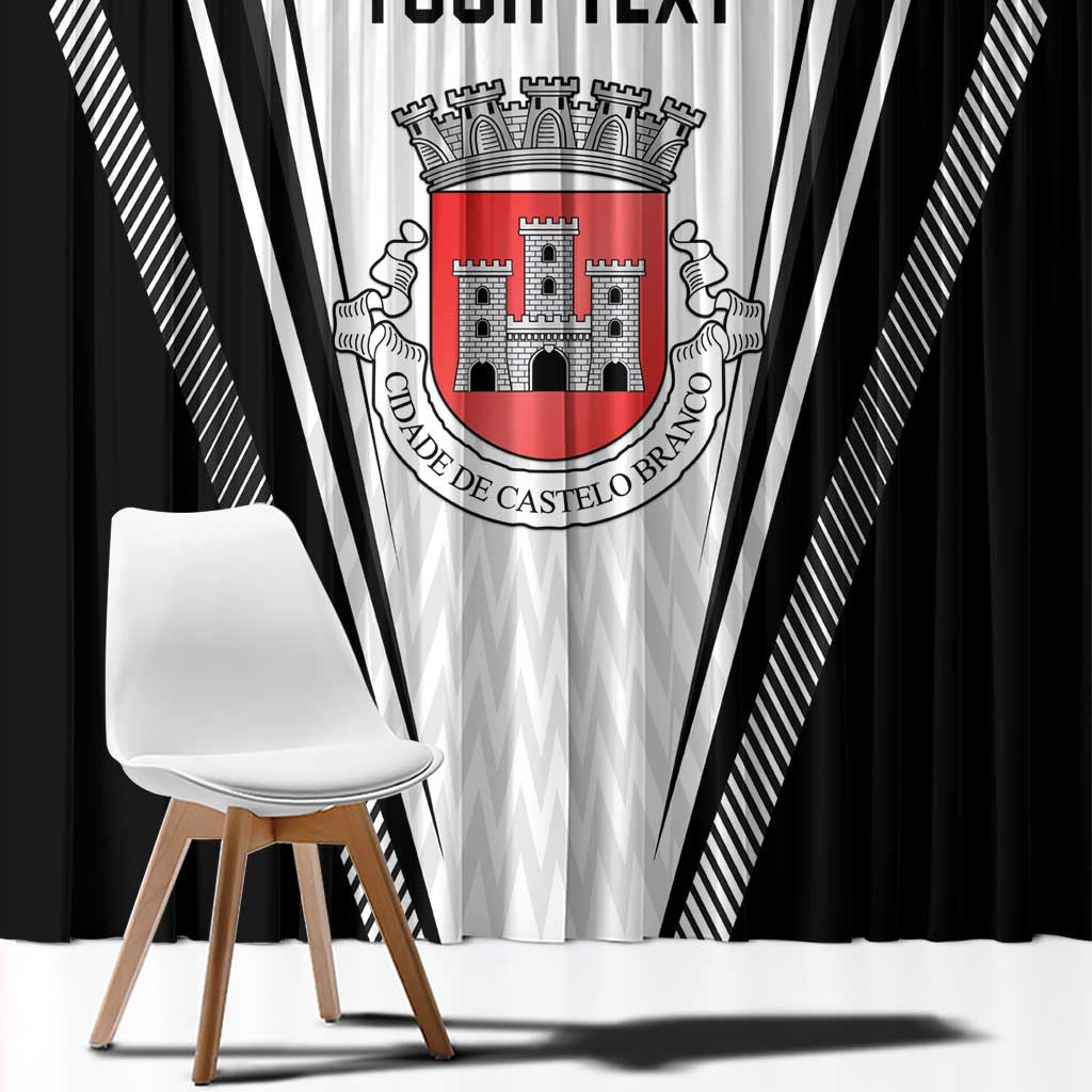 Personalized Castelo Branco Portugal Window Curtain Sporty Style - Wonder Print Shop