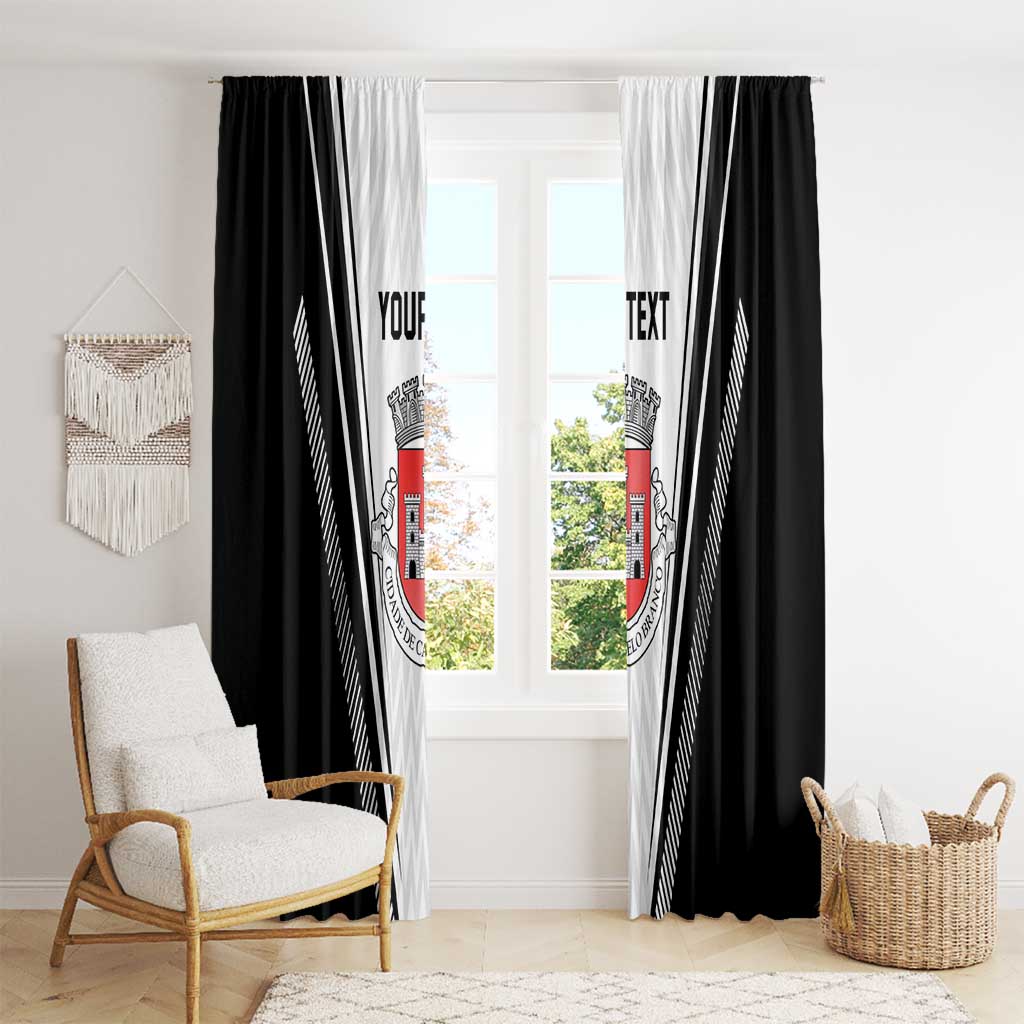 Personalized Castelo Branco Portugal Window Curtain Sporty Style - Wonder Print Shop