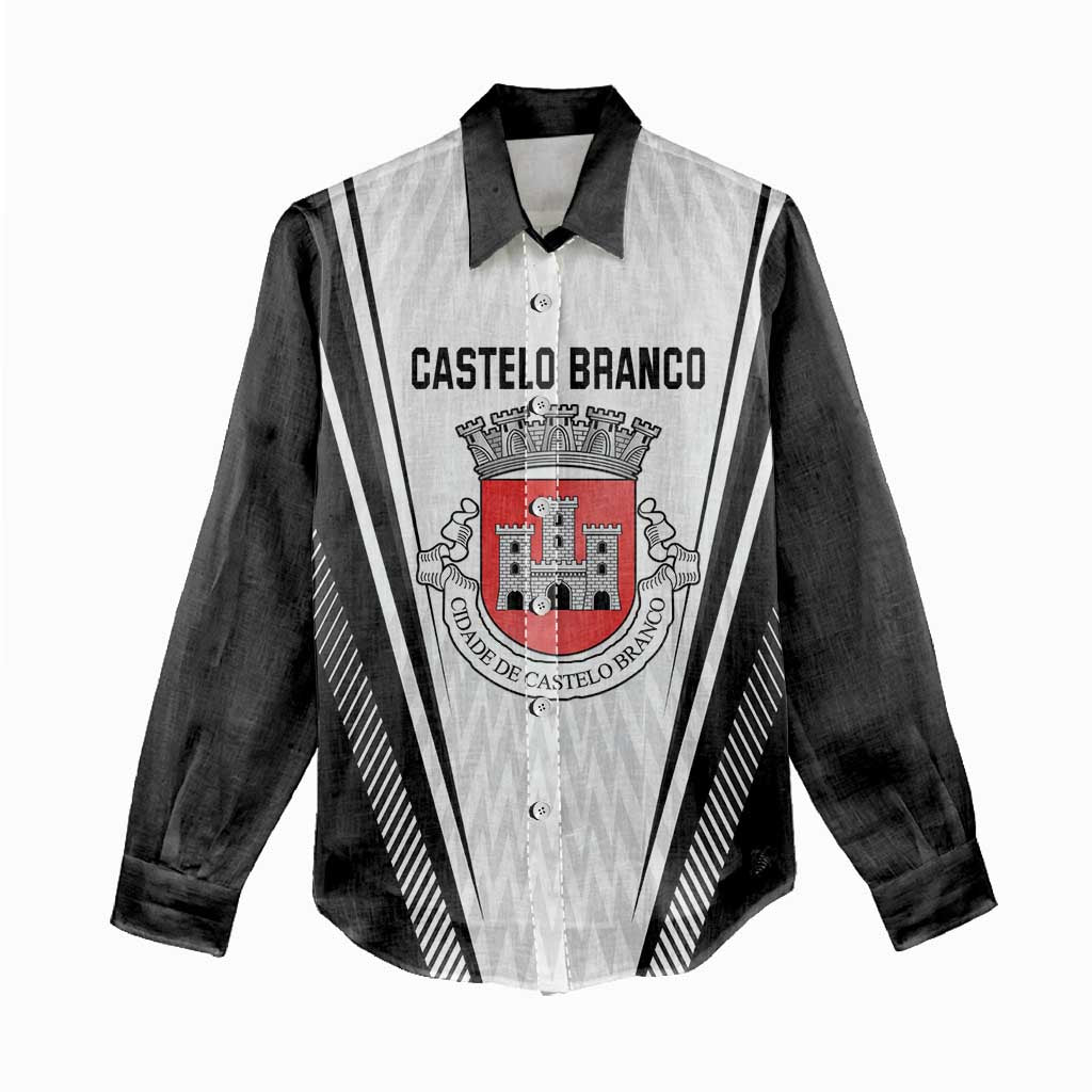 Personalized Castelo Branco Portugal Women Casual Shirt Sporty Style - Wonder Print Shop