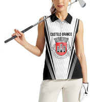 Personalized Castelo Branco Portugal Women Sleeveless Polo Shirt Sporty Style - Wonder Print Shop