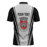 Personalized Castelo Branco Portugal Zipper Polo Shirt Sporty Style - Wonder Print Shop