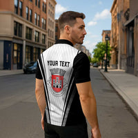 Personalized Castelo Branco Portugal Zipper Polo Shirt Sporty Style - Wonder Print Shop