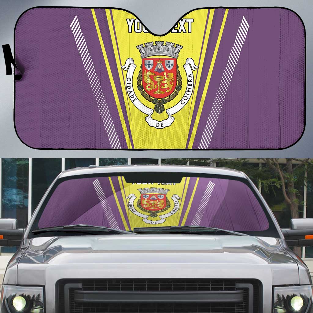 Personalized Coimbra Portugal Auto Sun Shade Sporty Style - Wonder Print Shop