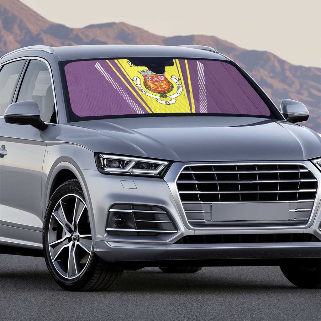 Personalized Coimbra Portugal Auto Sun Shade Sporty Style - Wonder Print Shop