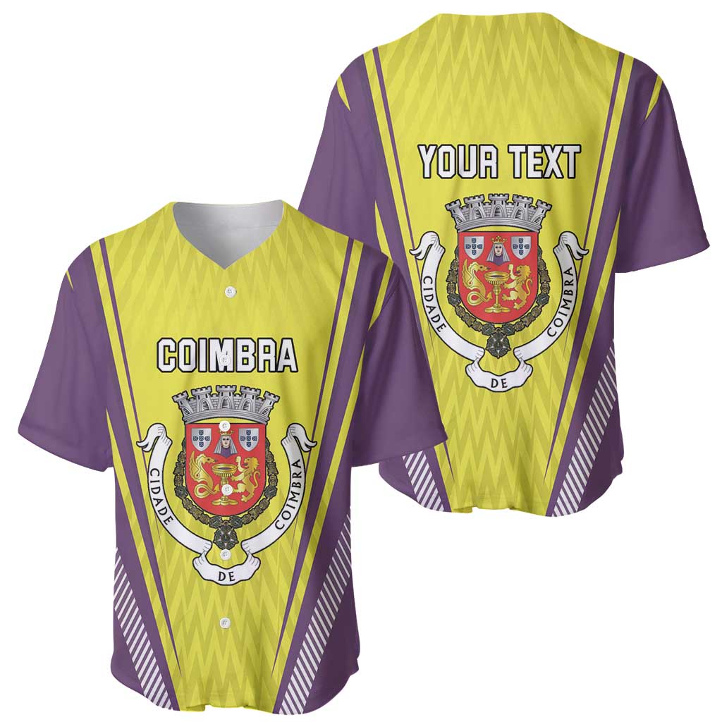Personalized Coimbra Portugal Baseball Jersey Sporty Style - Wonder Print Shop