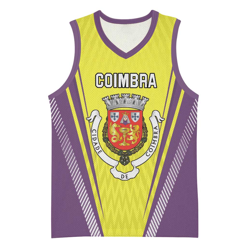 Personalized Coimbra Portugal Basketball Jersey Sporty Style - Wonder Print Shop