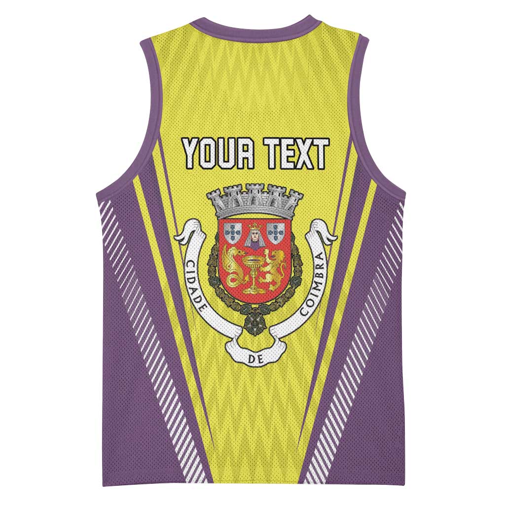 Personalized Coimbra Portugal Basketball Jersey Sporty Style - Wonder Print Shop
