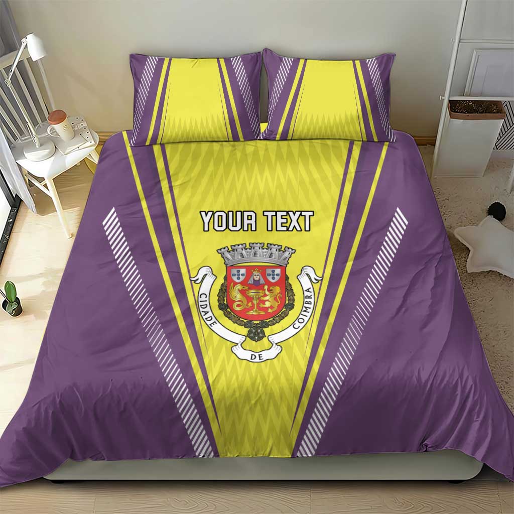 Personalized Coimbra Portugal Bedding Set Sporty Style - Wonder Print Shop