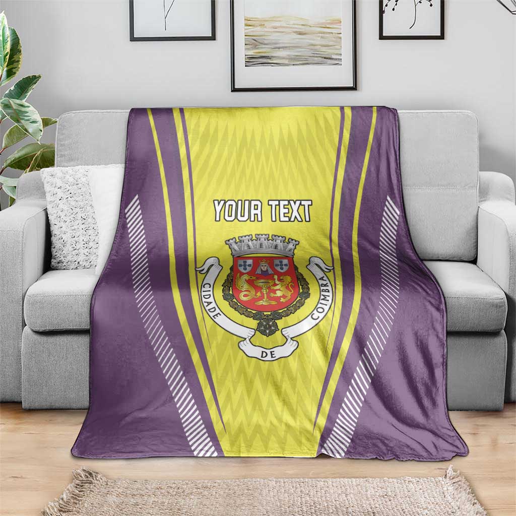 Personalized Coimbra Portugal Blanket Sporty Style - Wonder Print Shop