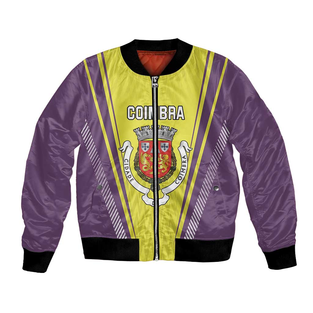 Personalized Coimbra Portugal Bomber Jacket Sporty Style - Wonder Print Shop