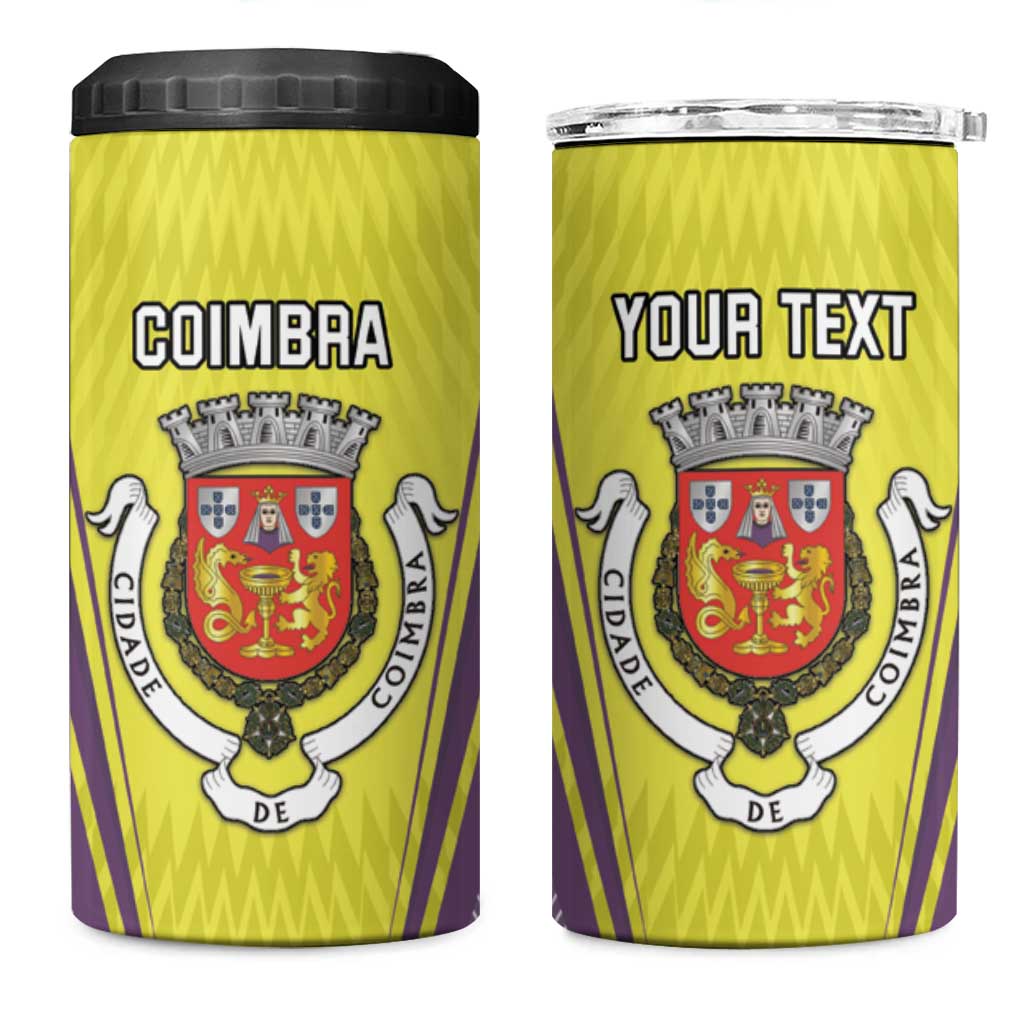 Personalized Coimbra Portugal 4 in 1 Can Cooler Tumbler Sporty Style - Wonder Print Shop