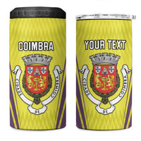 Personalized Coimbra Portugal 4 in 1 Can Cooler Tumbler Sporty Style - Wonder Print Shop