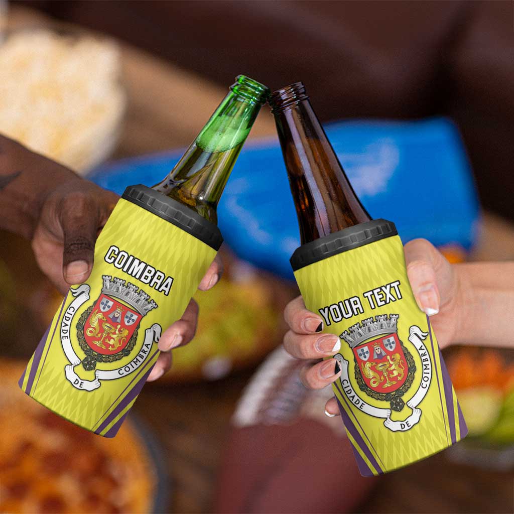 Personalized Coimbra Portugal 4 in 1 Can Cooler Tumbler Sporty Style - Wonder Print Shop