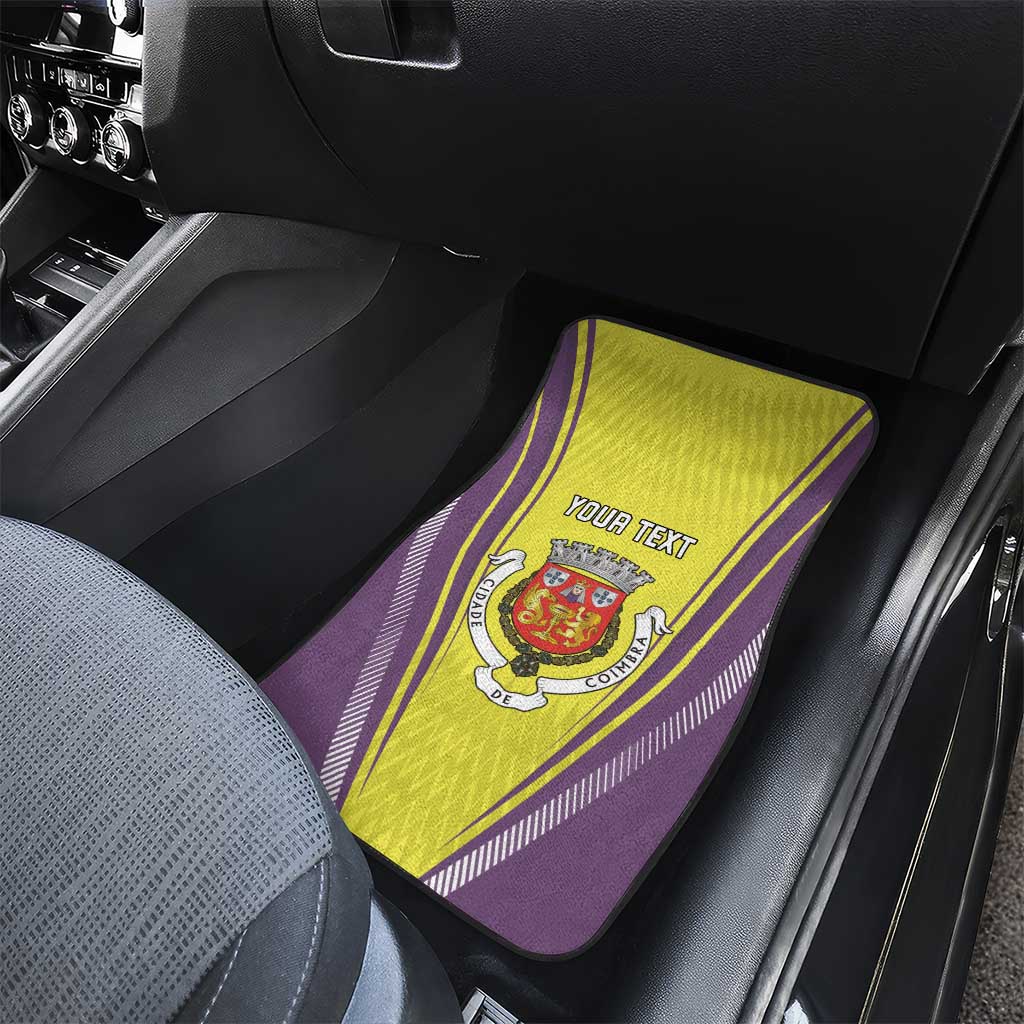 Personalized Coimbra Portugal Car Mats Sporty Style - Wonder Print Shop