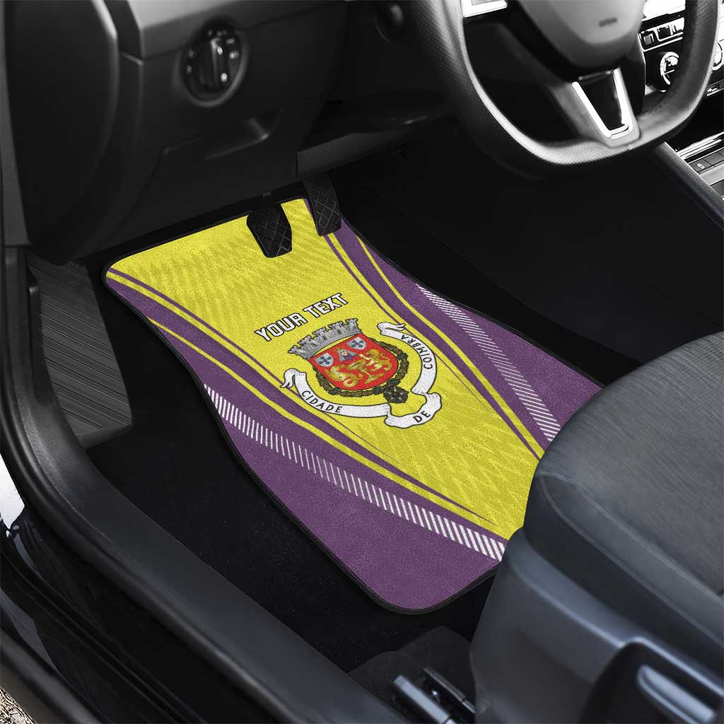 Personalized Coimbra Portugal Car Mats Sporty Style - Wonder Print Shop