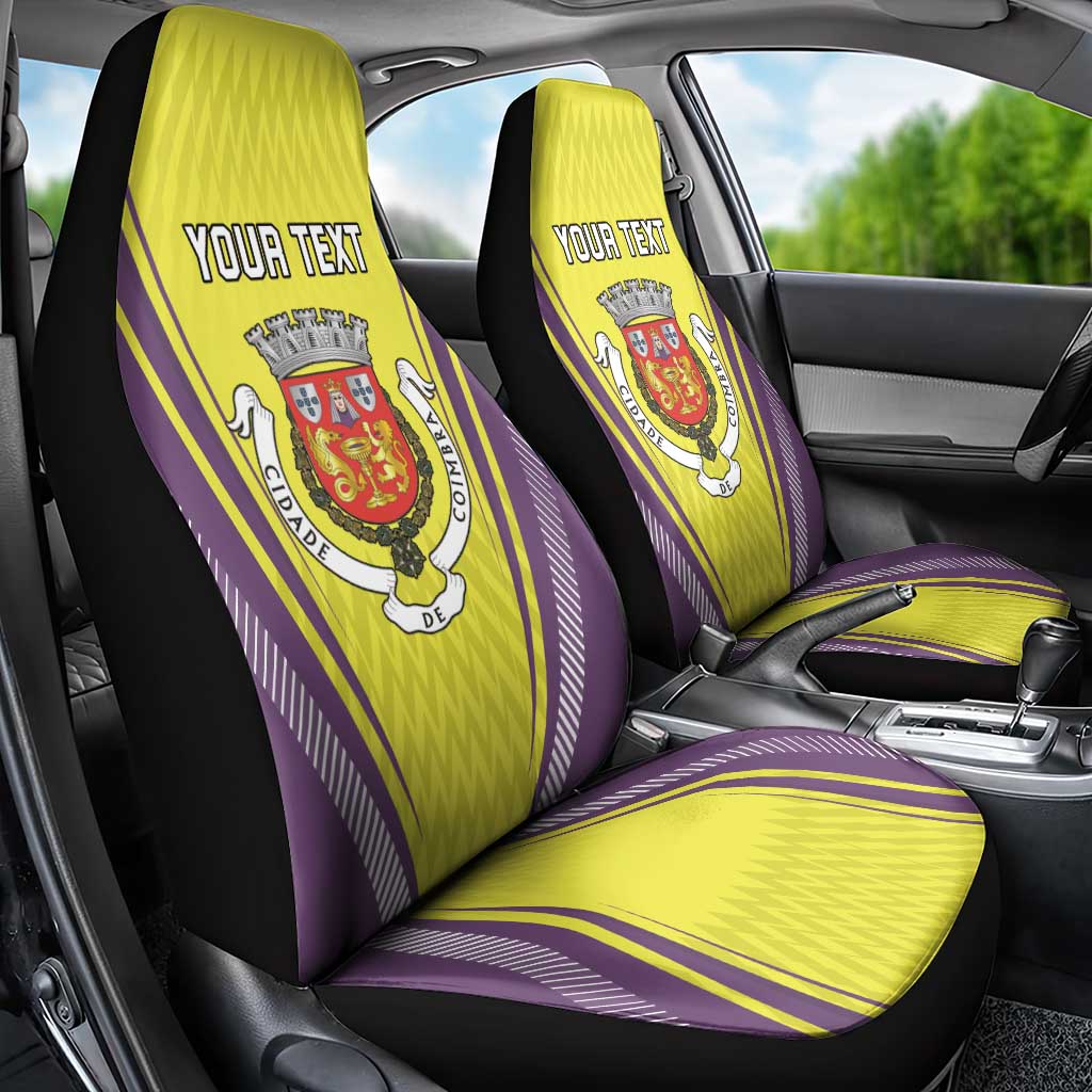 Personalized Coimbra Portugal Car Seat Cover Sporty Style - Wonder Print Shop