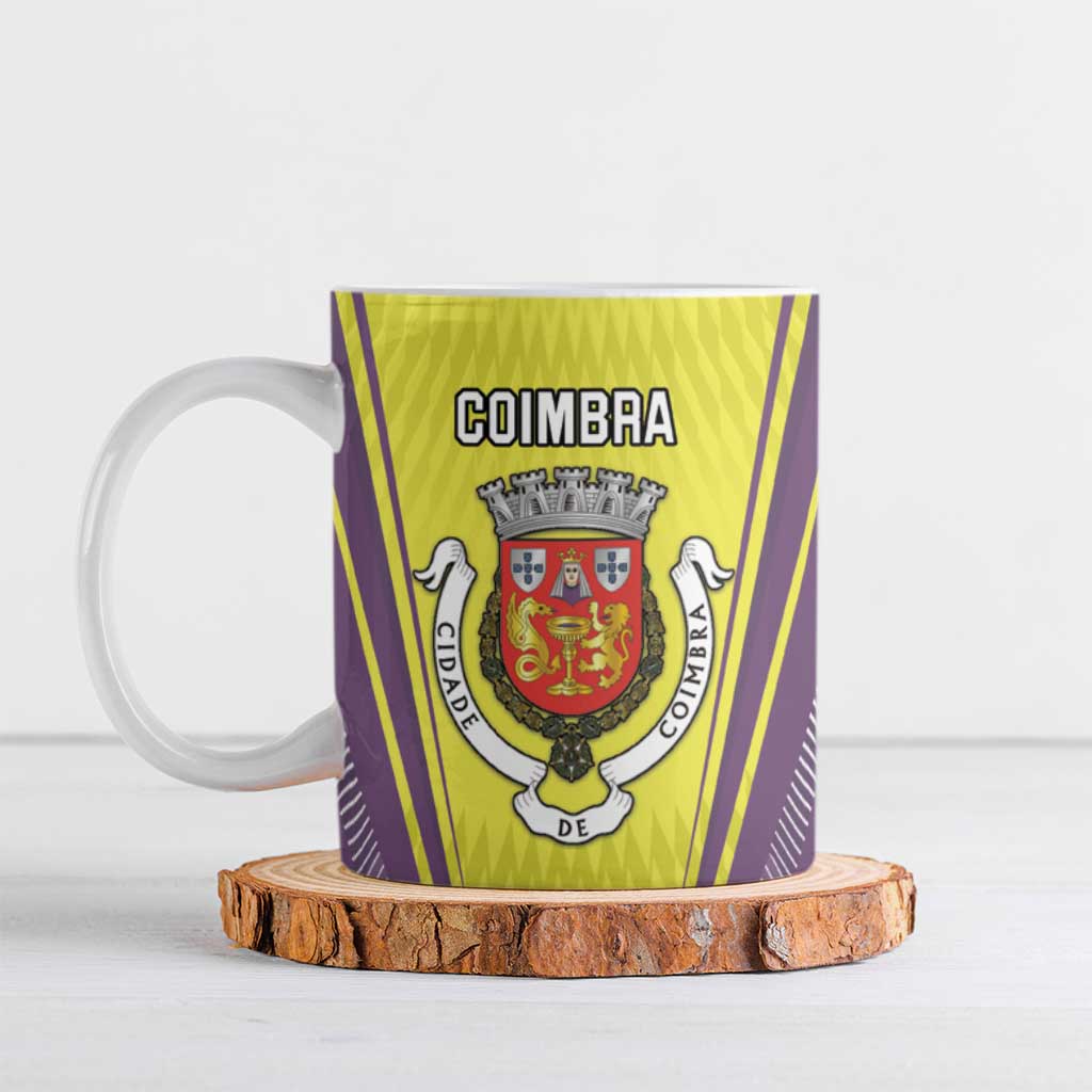 Personalized Coimbra Portugal Ceramic Mug Sporty Style - Wonder Print Shop