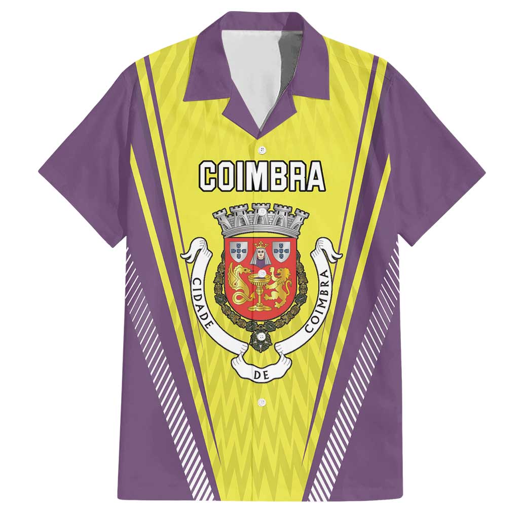 Personalized Coimbra Portugal Family Matching Short Sleeve Bodycon Dress and Hawaiian Shirt Sporty Style - Wonder Print Shop