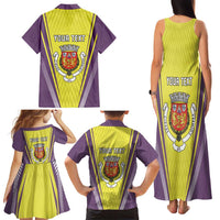 Personalized Coimbra Portugal Family Matching Tank Maxi Dress and Hawaiian Shirt Sporty Style - Wonder Print Shop