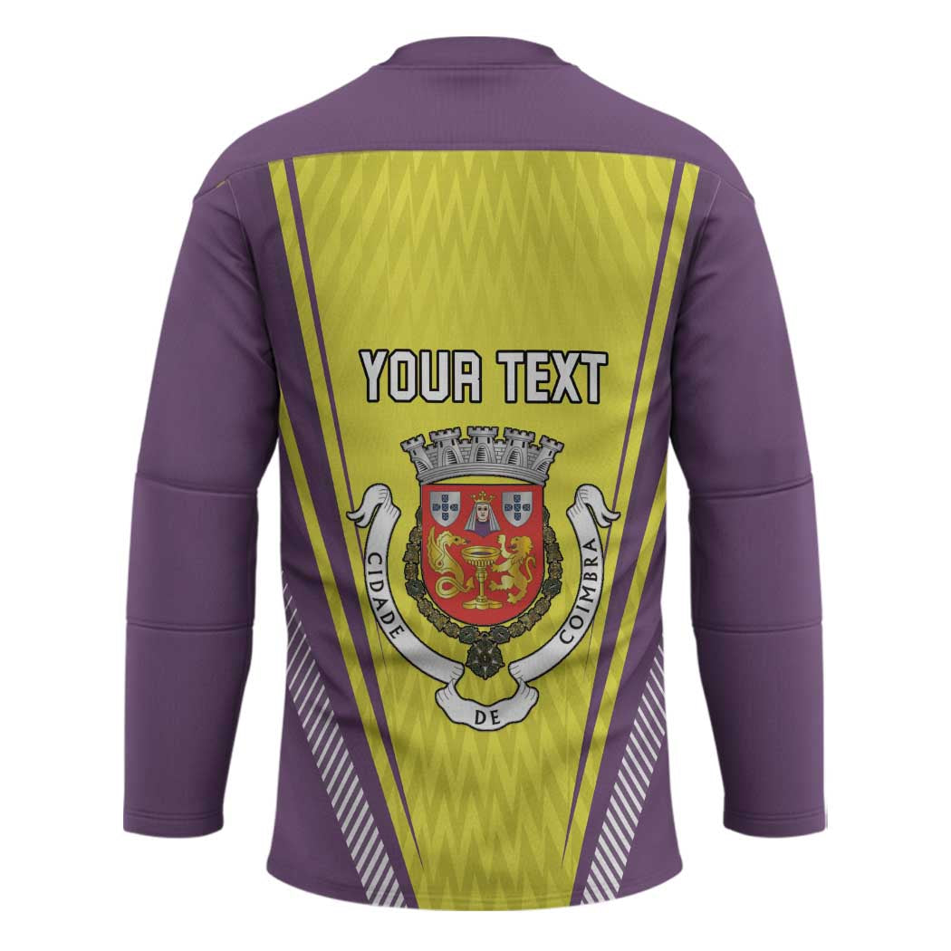 Personalized Coimbra Portugal Hockey Jersey Sporty Style - Wonder Print Shop