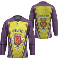Personalized Coimbra Portugal Hockey Jersey Sporty Style - Wonder Print Shop