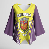 Personalized Coimbra Portugal Kimono Sleeve Blouse Sporty Style - Wonder Print Shop
