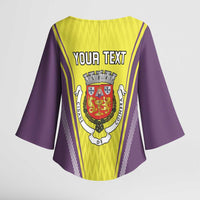 Personalized Coimbra Portugal Kimono Sleeve Blouse Sporty Style - Wonder Print Shop