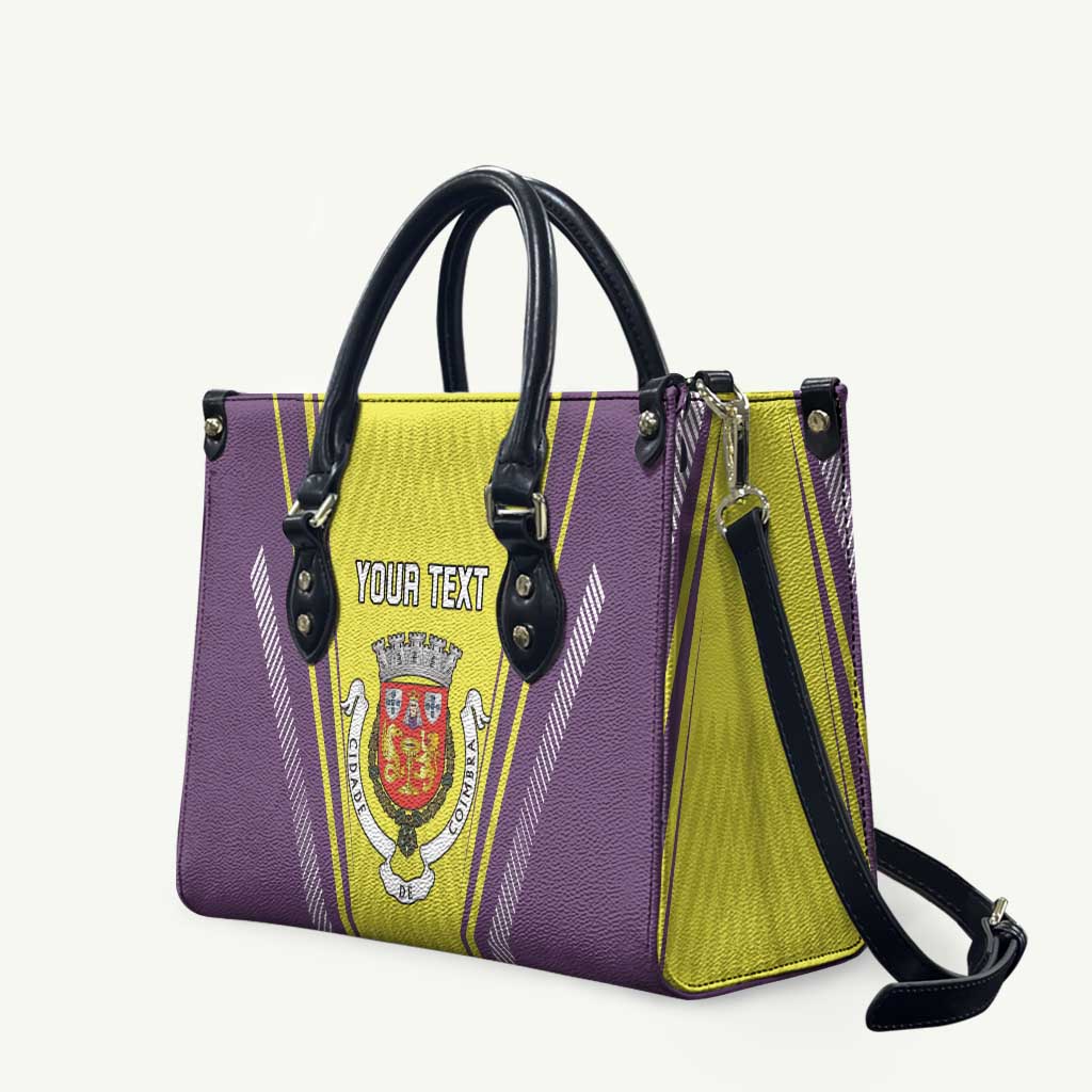 Personalized Coimbra Portugal Leather Bag Sporty Style - Wonder Print Shop