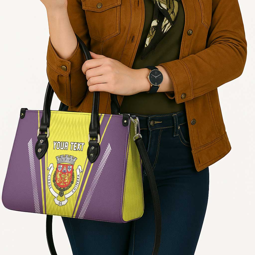 Personalized Coimbra Portugal Leather Bag Sporty Style - Wonder Print Shop