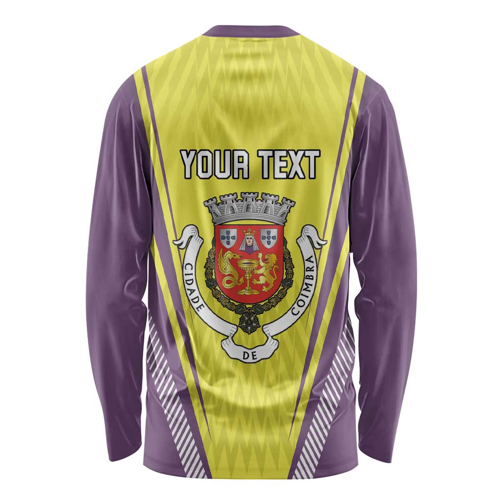 Personalized Coimbra Portugal Long Sleeve Shirt Sporty Style - Wonder Print Shop