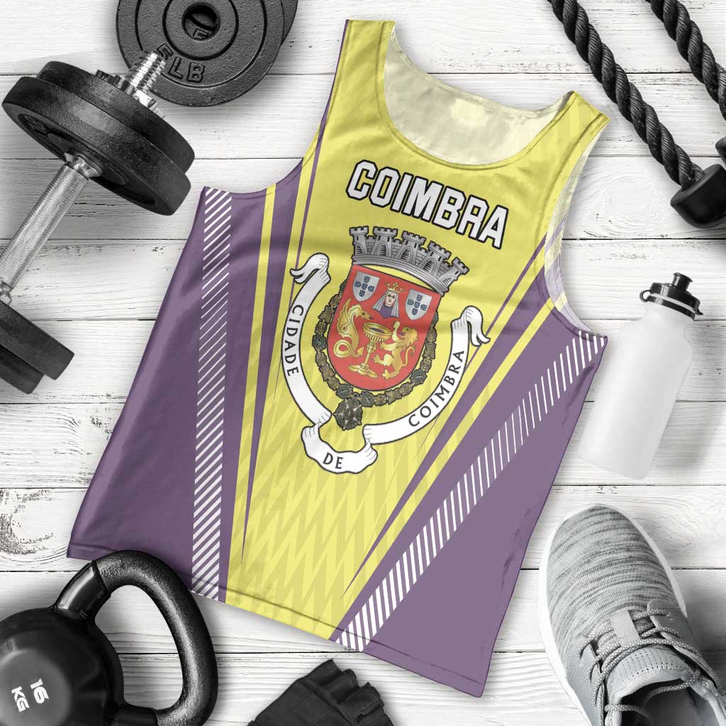 Personalized Coimbra Portugal Men Tank Top Sporty Style - Wonder Print Shop