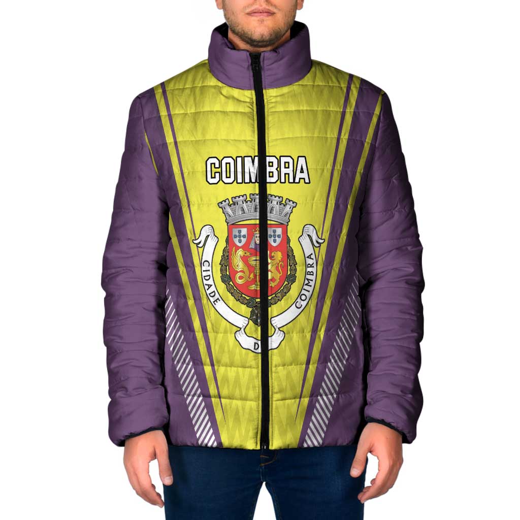 Personalized Coimbra Portugal Padded Jacket Sporty Style - Wonder Print Shop