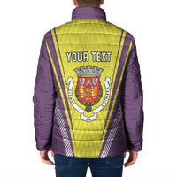 Personalized Coimbra Portugal Padded Jacket Sporty Style - Wonder Print Shop