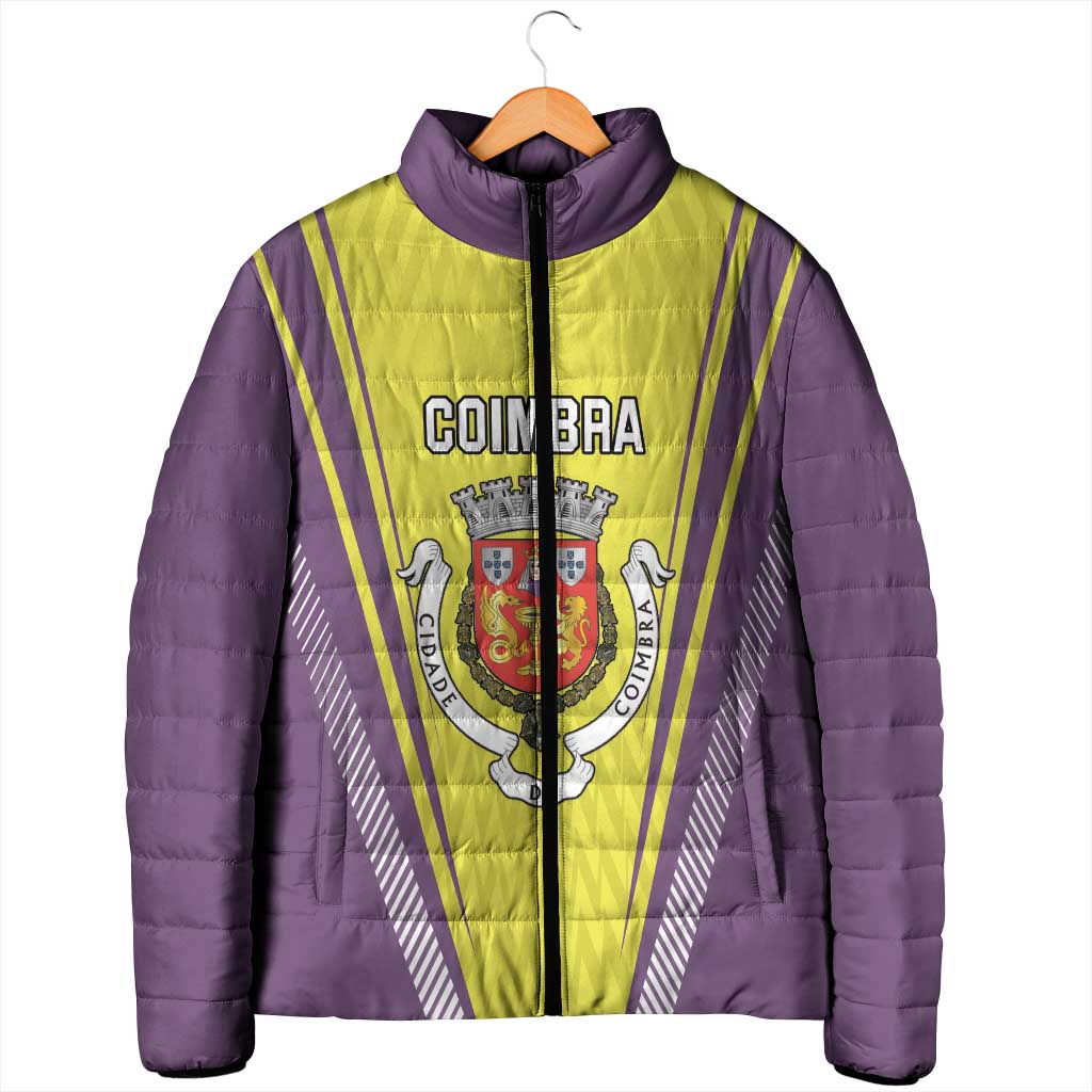 Personalized Coimbra Portugal Padded Jacket Sporty Style - Wonder Print Shop
