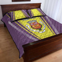 Personalized Coimbra Portugal Quilt Bed Set Sporty Style - Wonder Print Shop
