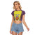 Personalized Coimbra Portugal Raglan Cropped T Shirt Sporty Style - Wonder Print Shop