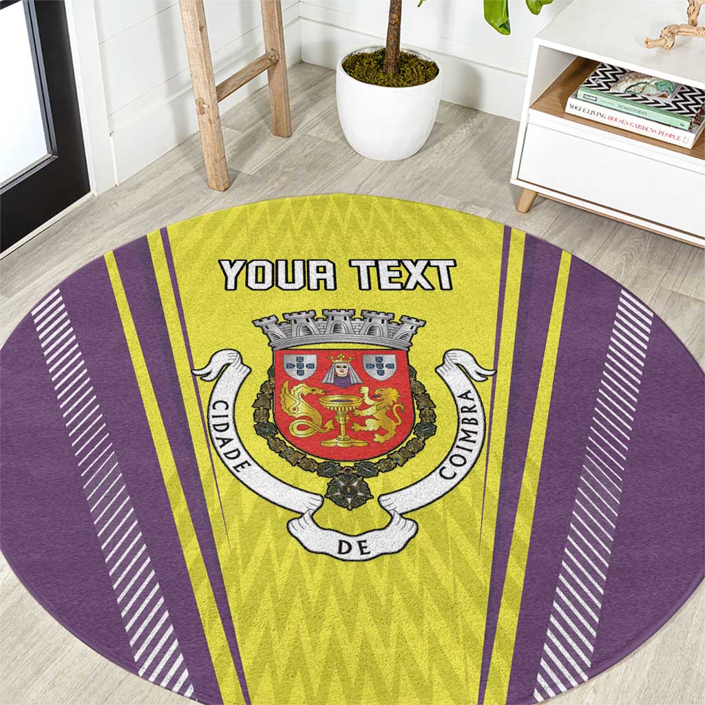 Personalized Coimbra Portugal Round Carpet Sporty Style - Wonder Print Shop