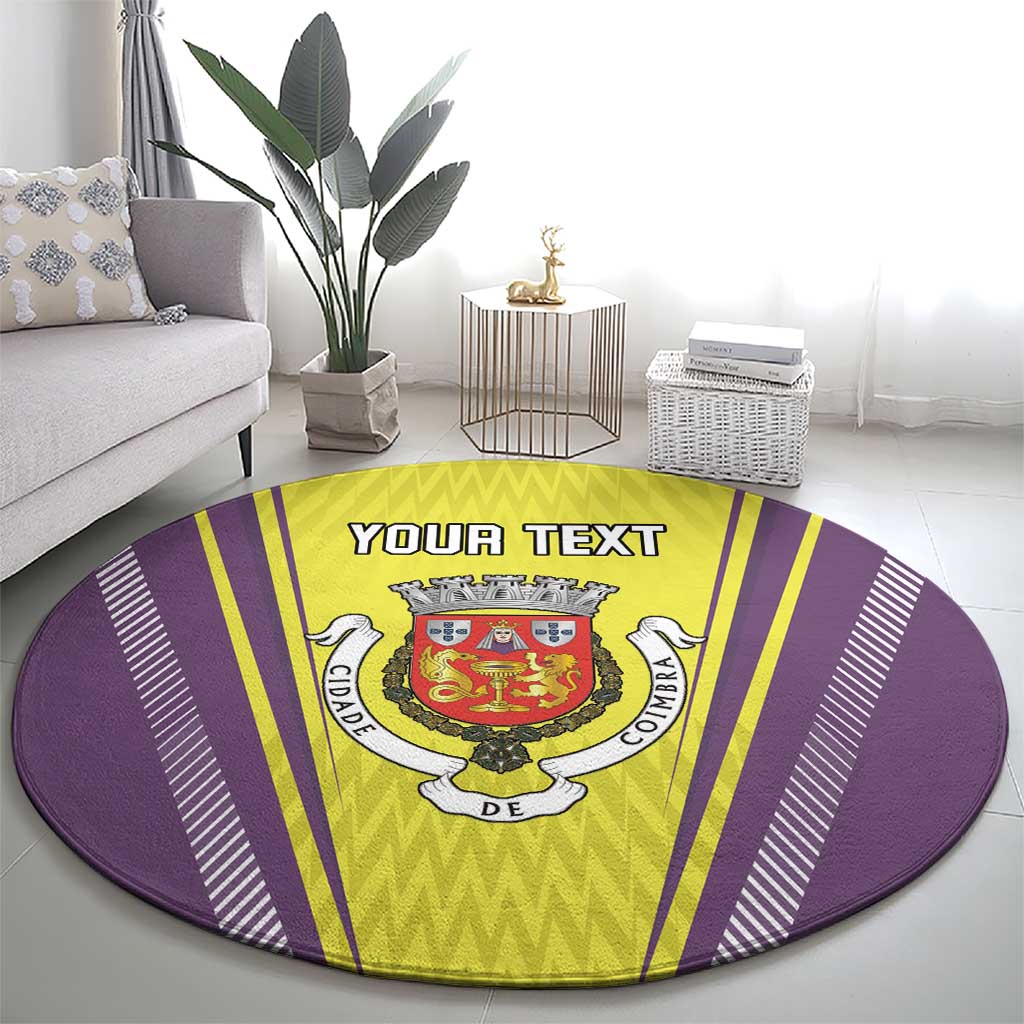 Personalized Coimbra Portugal Round Carpet Sporty Style - Wonder Print Shop
