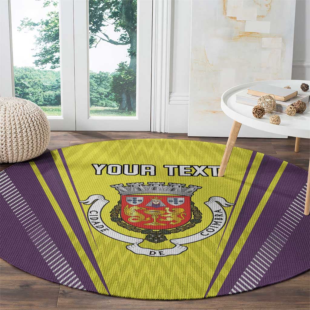 Personalized Coimbra Portugal Round Carpet Sporty Style - Wonder Print Shop