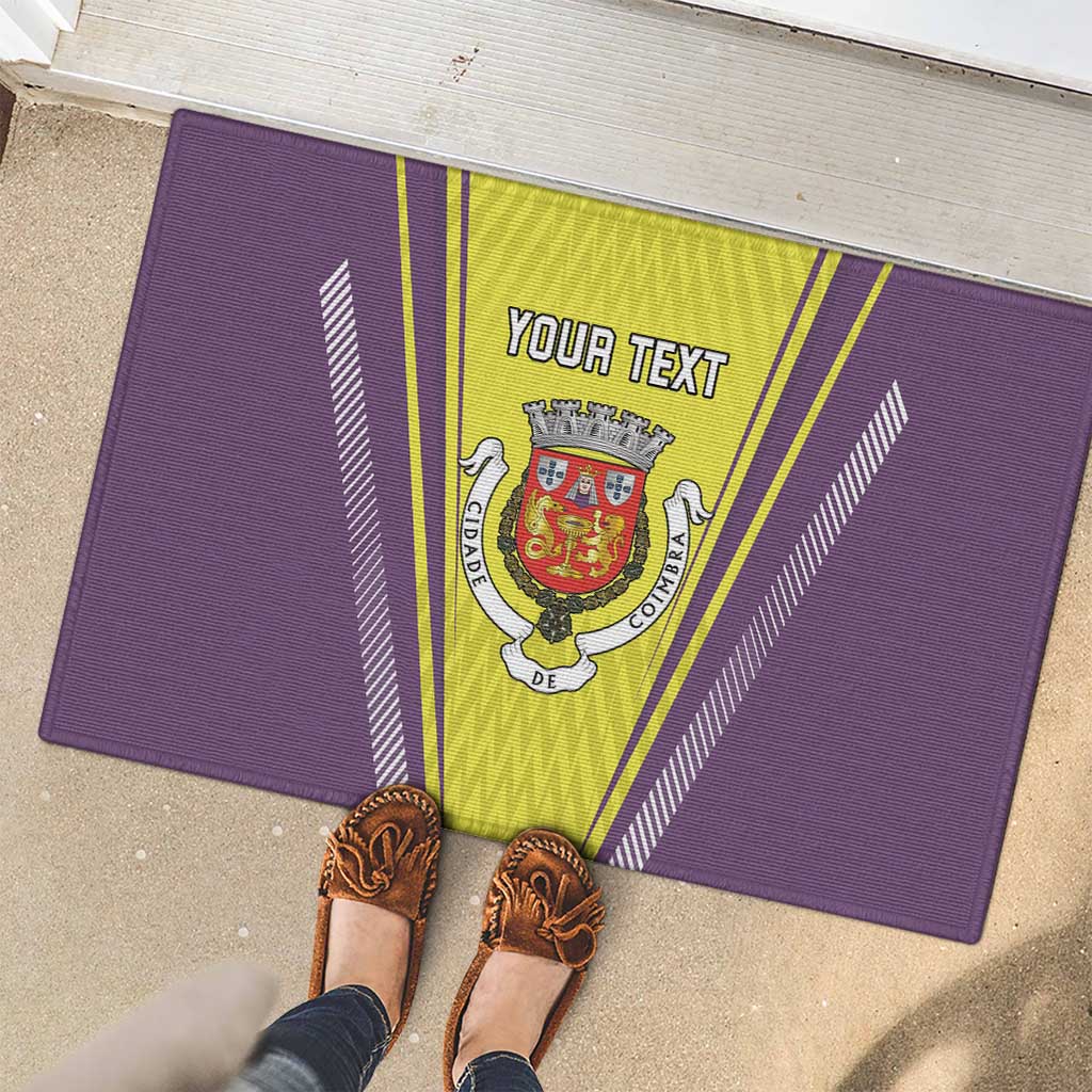 Personalized Coimbra Portugal Rubber Doormat Sporty Style - Wonder Print Shop