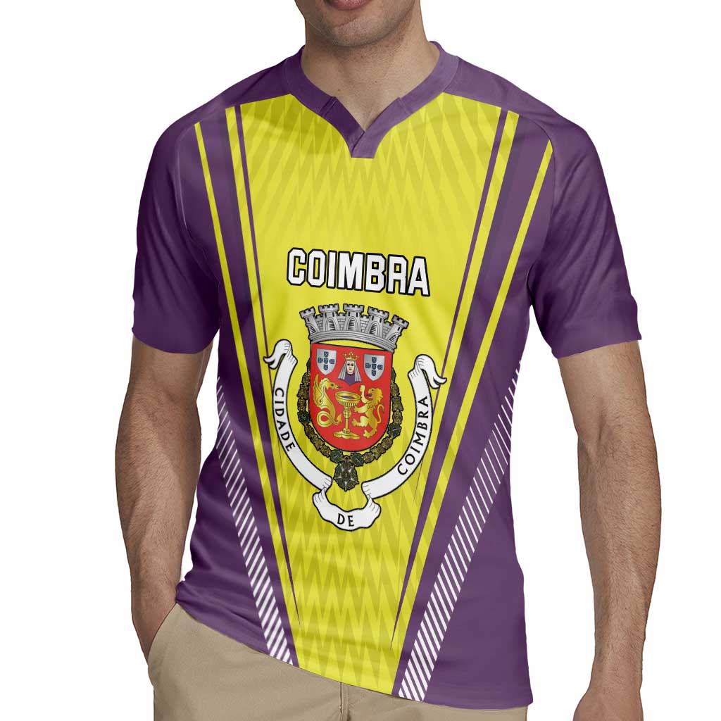 Personalized Coimbra Portugal Rugby Jersey Sporty Style - Wonder Print Shop