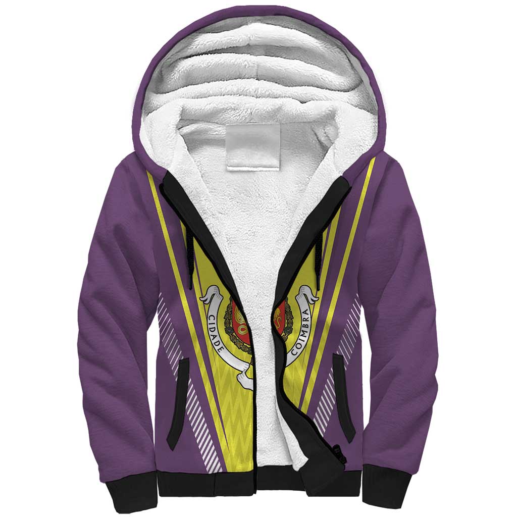 Personalized Coimbra Portugal Sherpa Hoodie Sporty Style - Wonder Print Shop