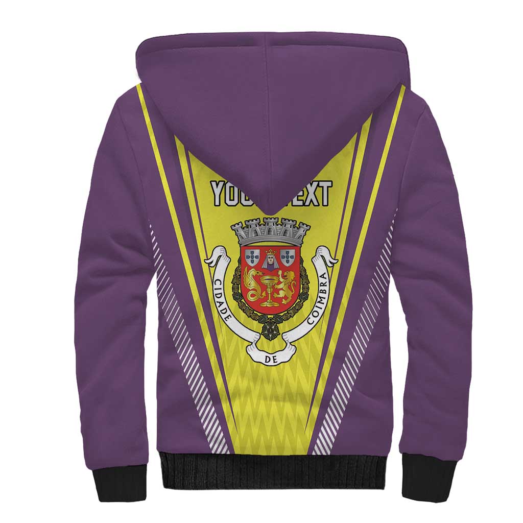 Personalized Coimbra Portugal Sherpa Hoodie Sporty Style - Wonder Print Shop