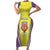 Personalized Coimbra Portugal Short Sleeve Bodycon Dress Sporty Style - Wonder Print Shop