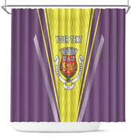 Personalized Coimbra Portugal Shower Curtain Sporty Style - Wonder Print Shop