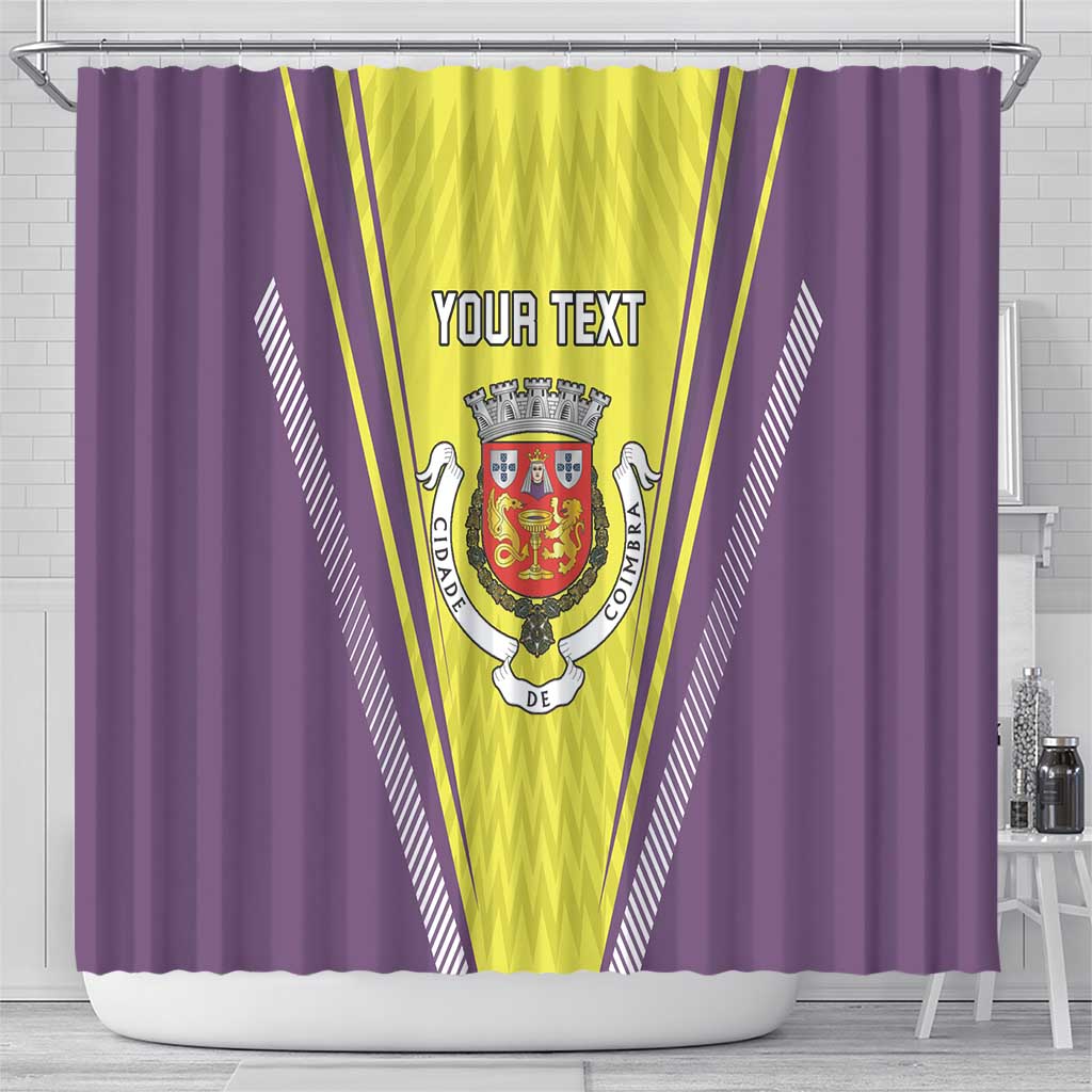 Personalized Coimbra Portugal Shower Curtain Sporty Style - Wonder Print Shop