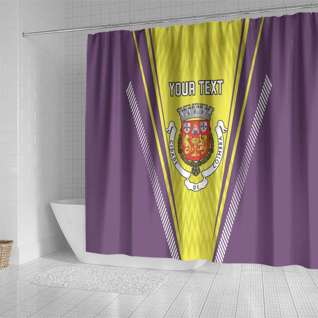 Personalized Coimbra Portugal Shower Curtain Sporty Style - Wonder Print Shop