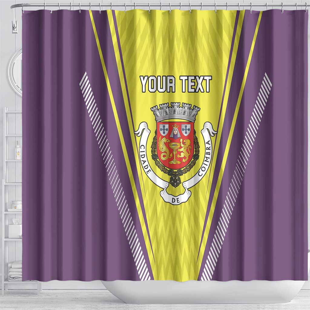 Personalized Coimbra Portugal Shower Curtain Sporty Style - Wonder Print Shop