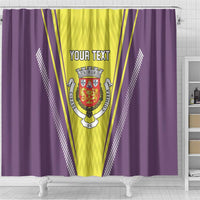 Personalized Coimbra Portugal Shower Curtain Sporty Style - Wonder Print Shop