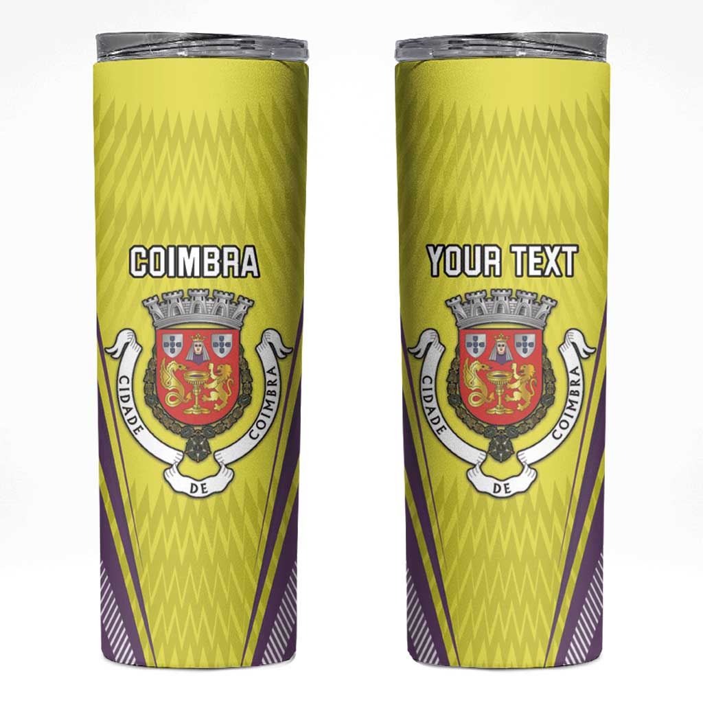 Personalized Coimbra Portugal Skinny Tumbler Sporty Style - Wonder Print Shop